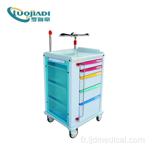 Ce&amp;ISO frais chariot médical d&#39;urgence ABS Crash Cart